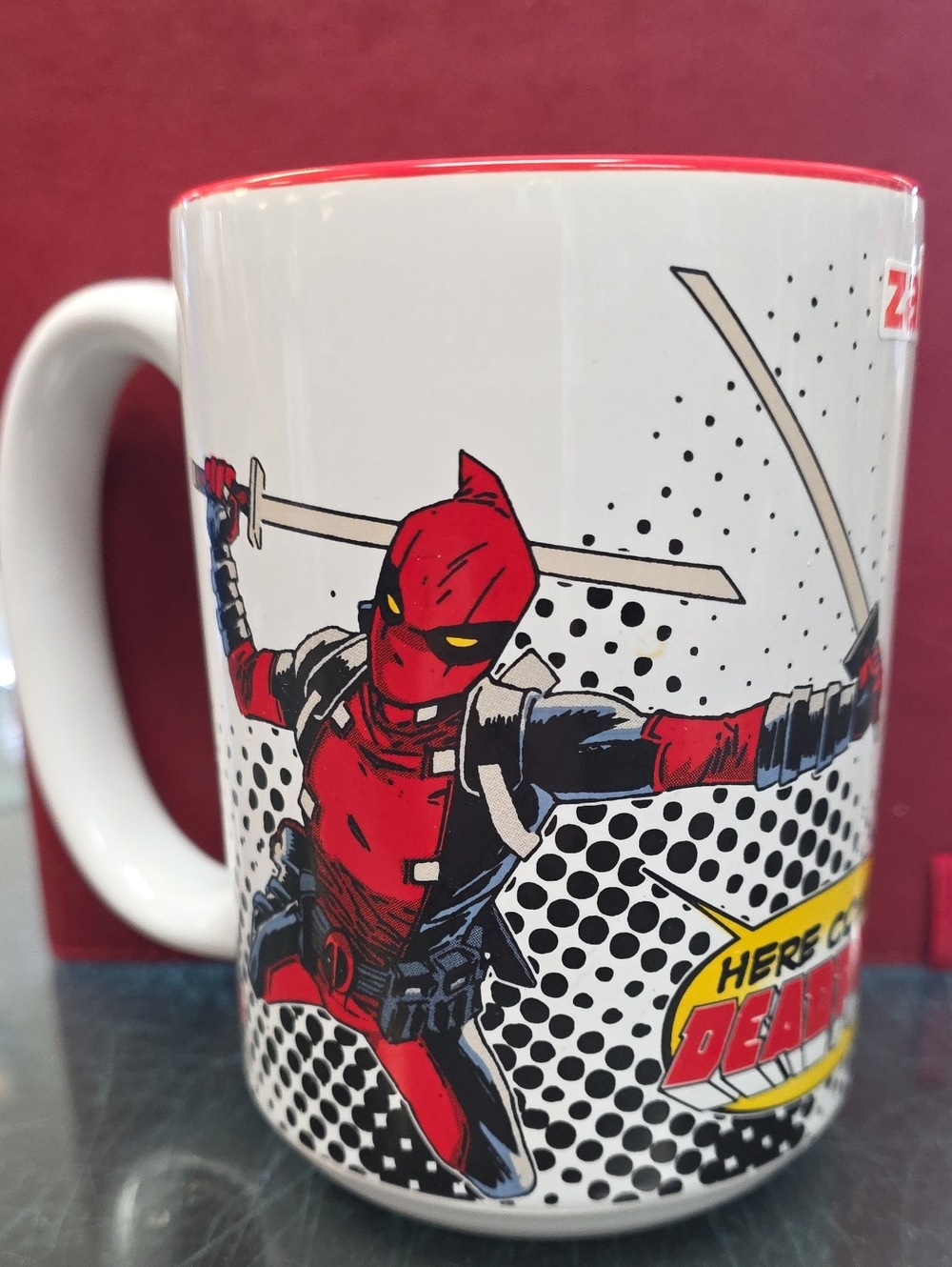 Deadpool Marvel Ceramic Mug By zak